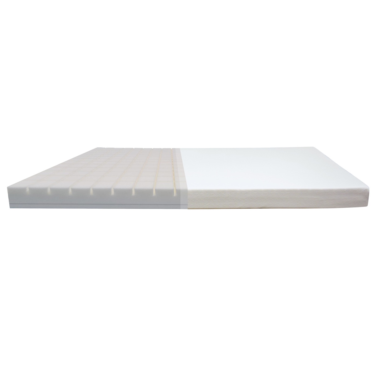 Matelas 90x190cm mousse + housse coton Flexa