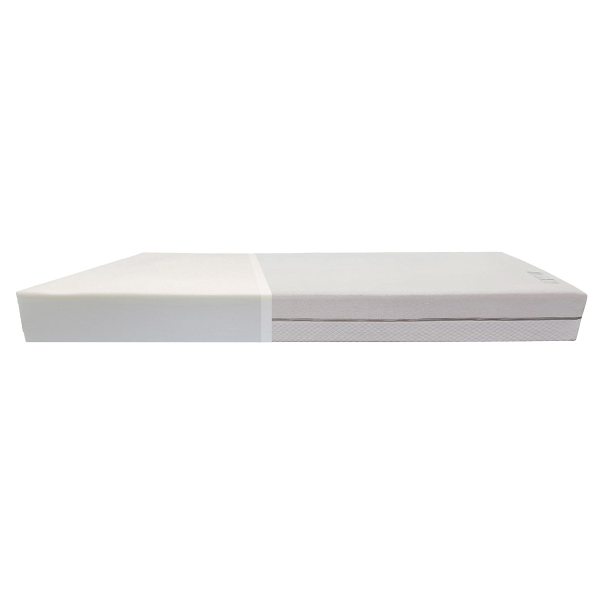 Matelas 90x200cm à ressorts Pocket Soft foam + housse coton Flexa