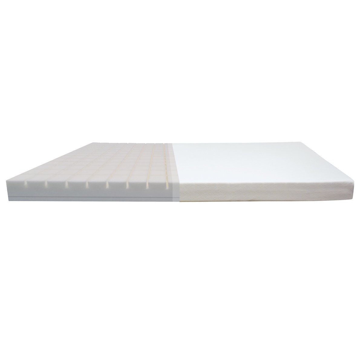 Matelas 90x200cm mousse + housse coton Flexa