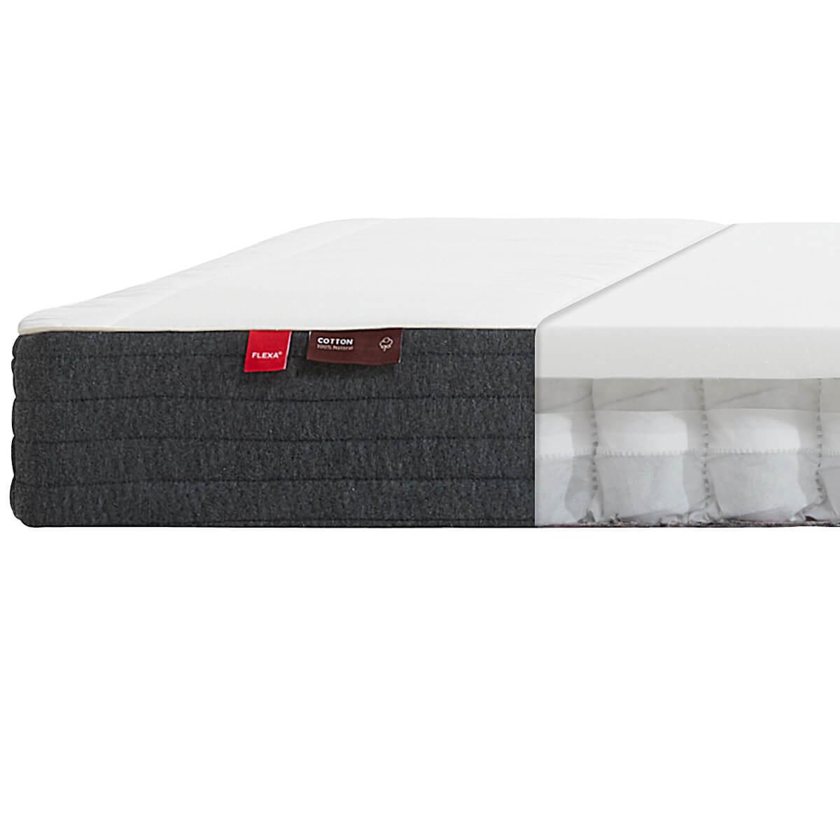 Matelas 90x200cm POCKET SPRING SLEEP Flexa cotton
