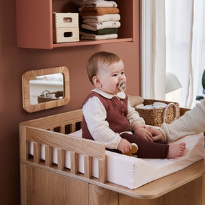 Matelas à langer 64x50 DAWN FLEXA mauve morn