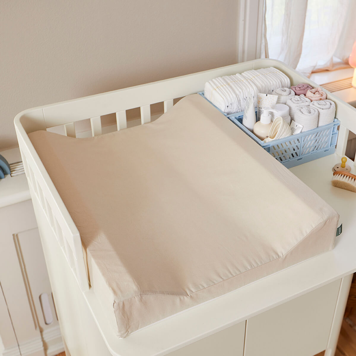 Matelas à langer 64x50cm DAWN FLEXA warm gray