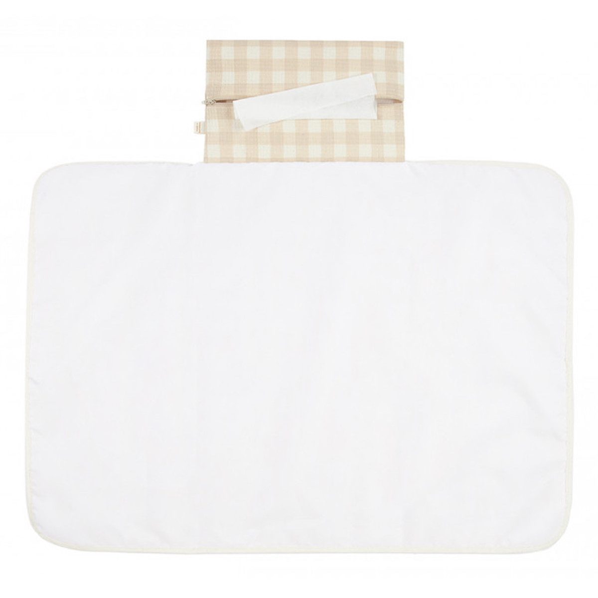 Matelas à langer imperméable MOZART Nobodinoz Ivory Checks