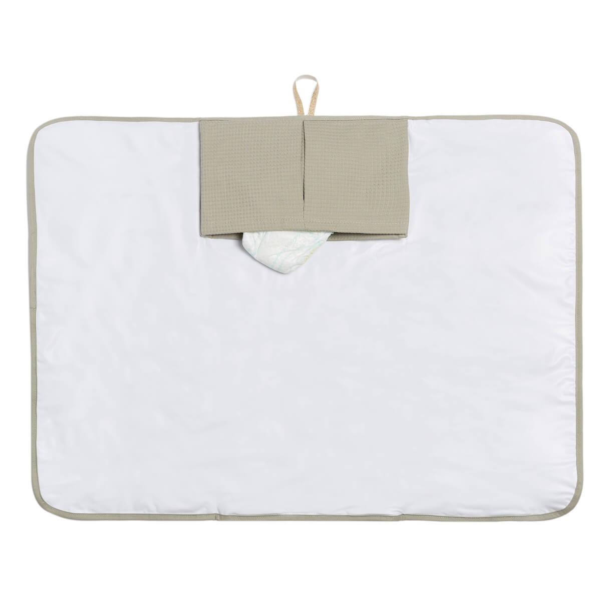 Matelas à langer imperméable MOZART Nobodinoz laurel green