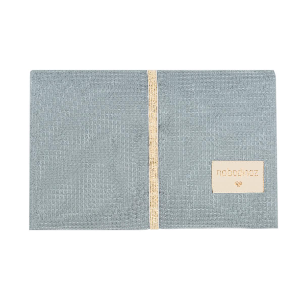 Matelas à langer imperméable MOZART Nobodinoz stone blue