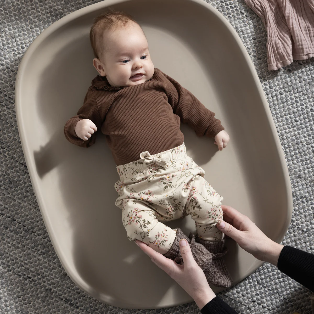 Matelas à langer PUSLE PUR Sebra Seabreeze beige