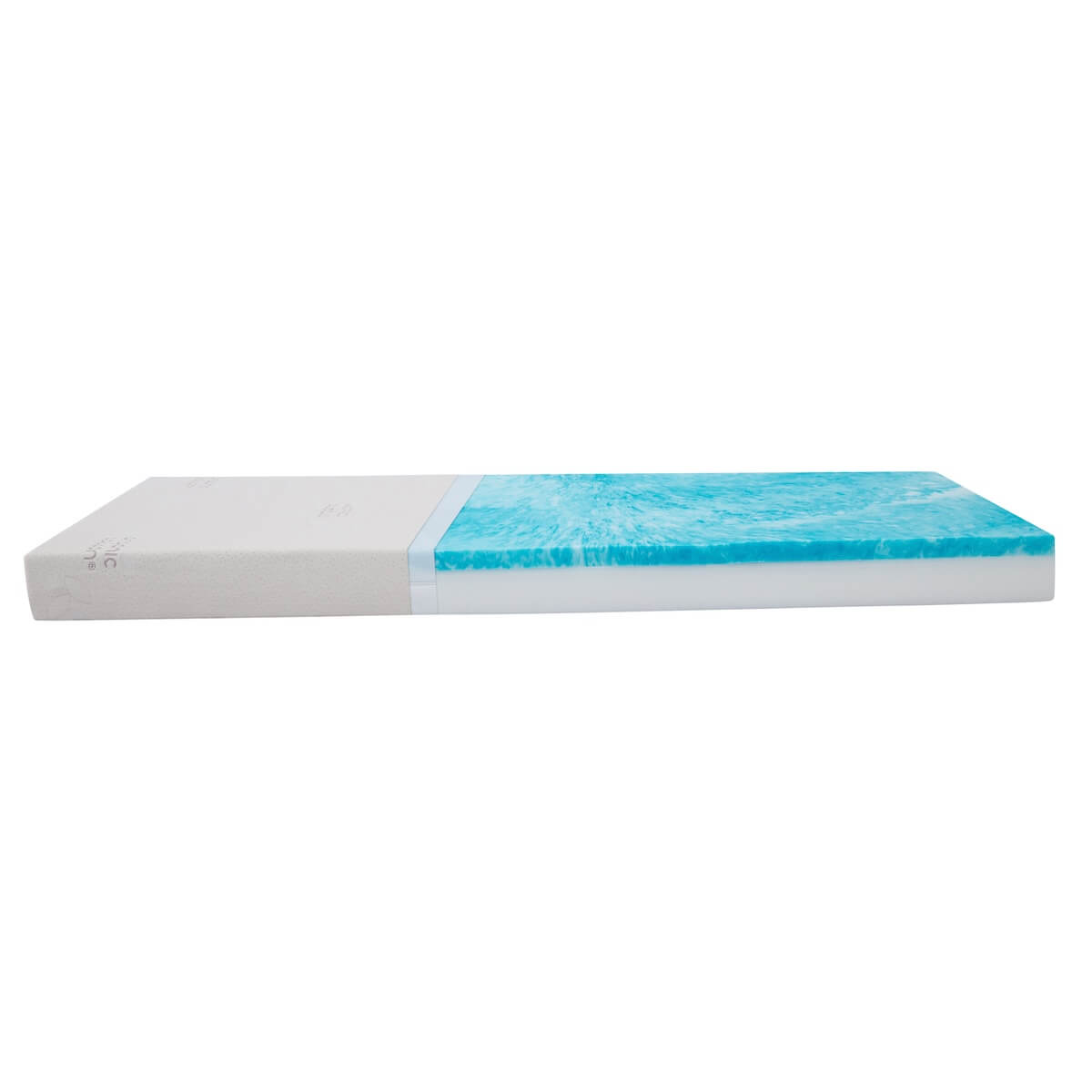 Matelas mousse 150x70x10cm NOVA Flexa blanc