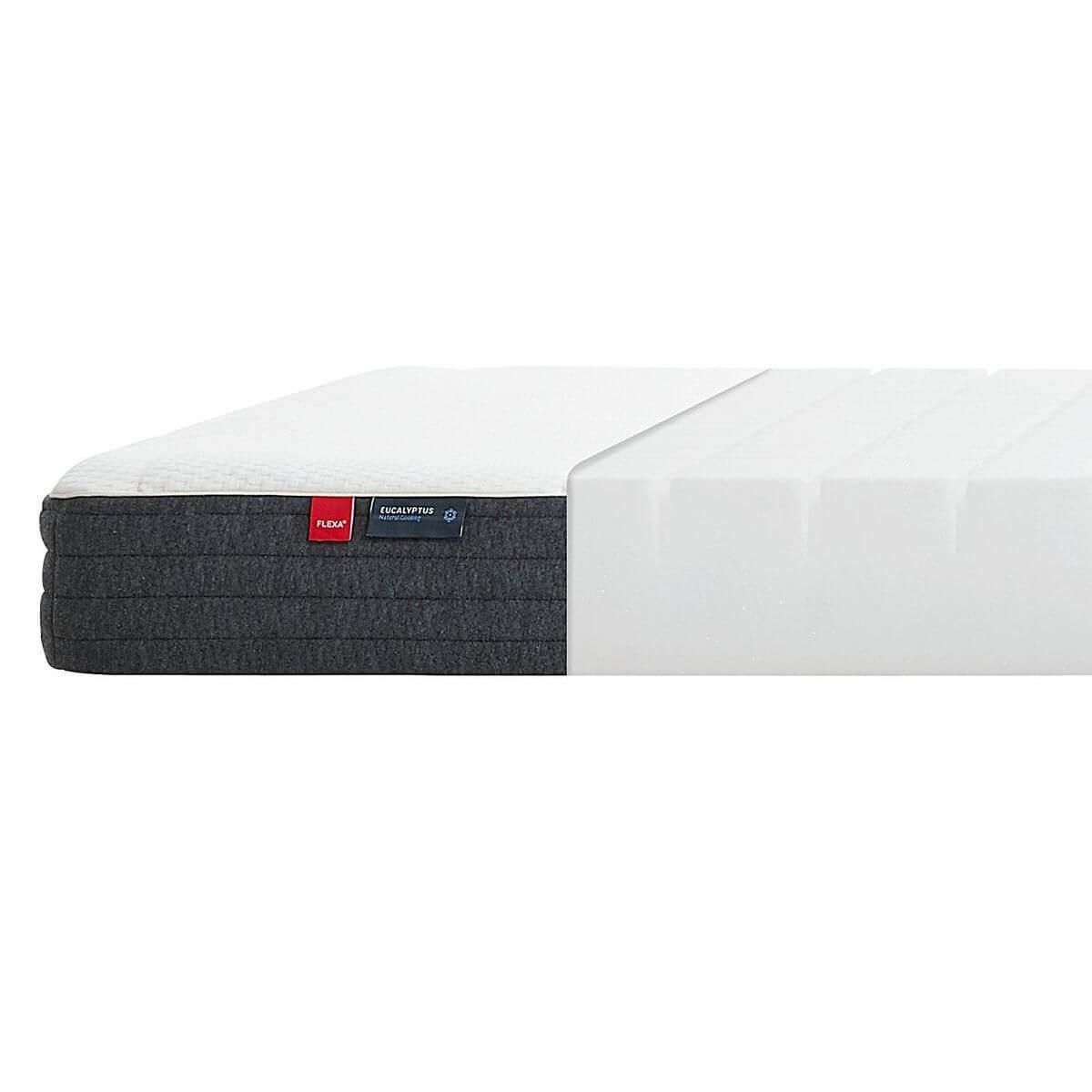 Matelas mousse 90x200cm fibre eucalyptus SLEEP Flexa