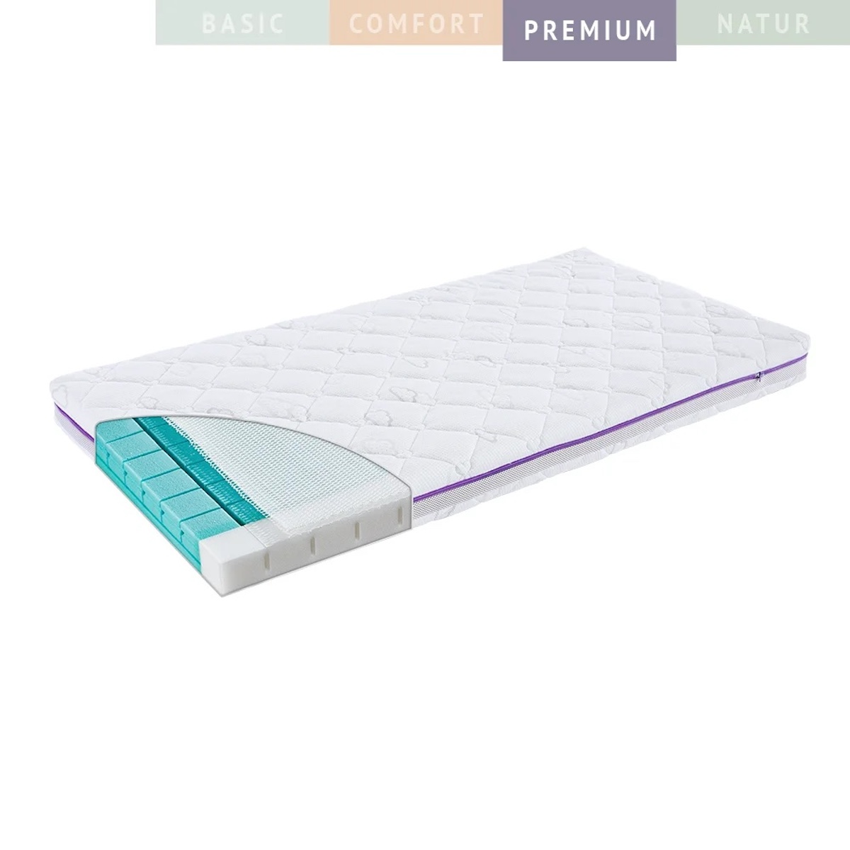 Matelas Wood mini+ baby + extension 68x120/68x40cm SPRING AIR Oliver Furniture