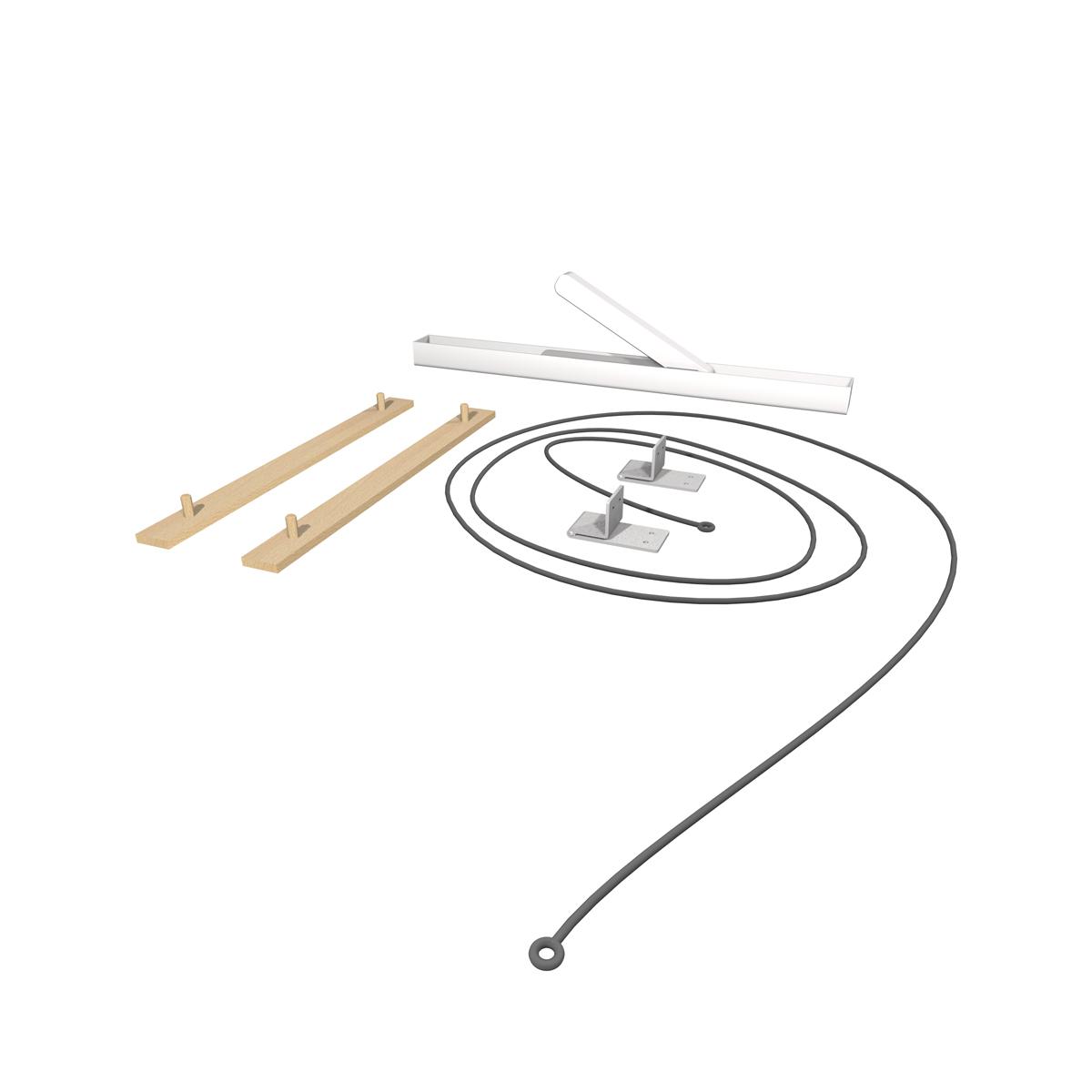 Mécanisme d'inclinaison pour bureau ZIGGY De Breuyn métal gris