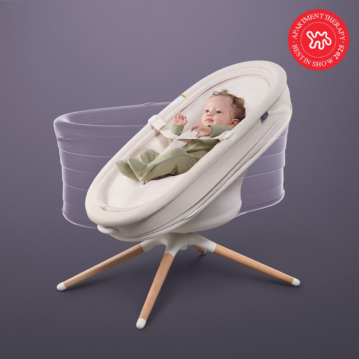 Mecedora moisés inteligente todo en uno RISE Elvie