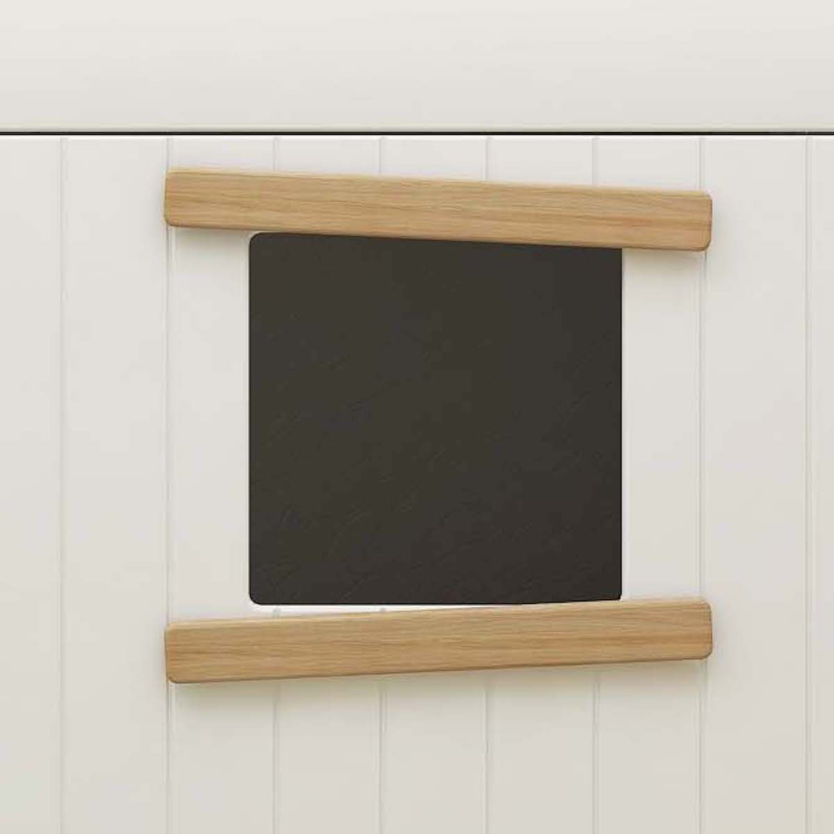 Mid sleeper WHITE 200x90 Str. ladder & Tree hut Oak window