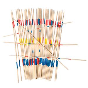 Mikado géant AUJOURD'HUI C'EST MERCREDI Moulin Roty