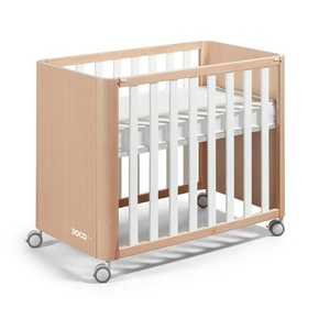 Mini-berceau DOCO Sleeping WOOD 90x50 (colchón incluido) Cotinfant blanc naturel