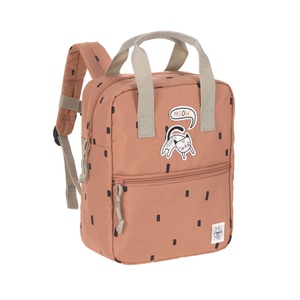 Mini Square Backpack Happy Prints caramel Laessig