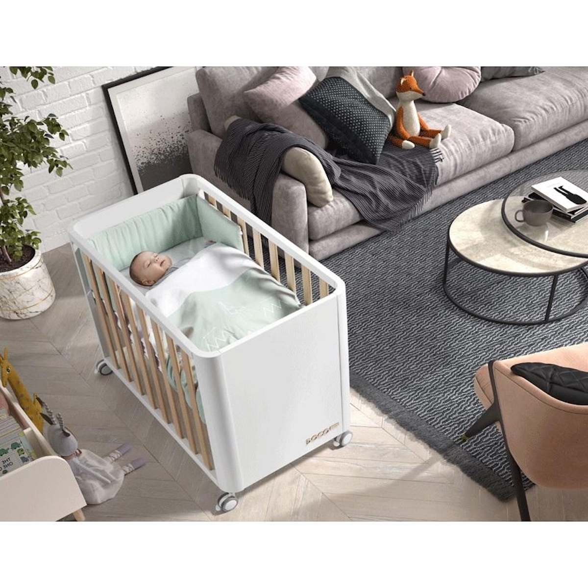 Minicuna DOCO Sleeping STYLE 90 x50cm (colchón incluído) Continfant