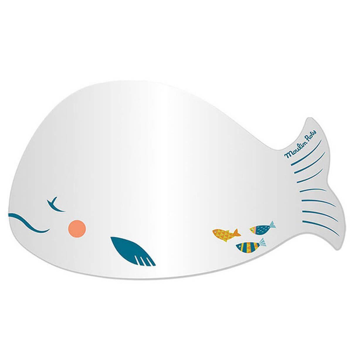 Miroir baleine LE VOYAGE D'OLGA Moulin Roty