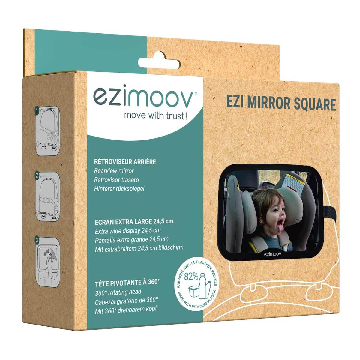 Miroir de Voiture Réglable EZI Ezimoov