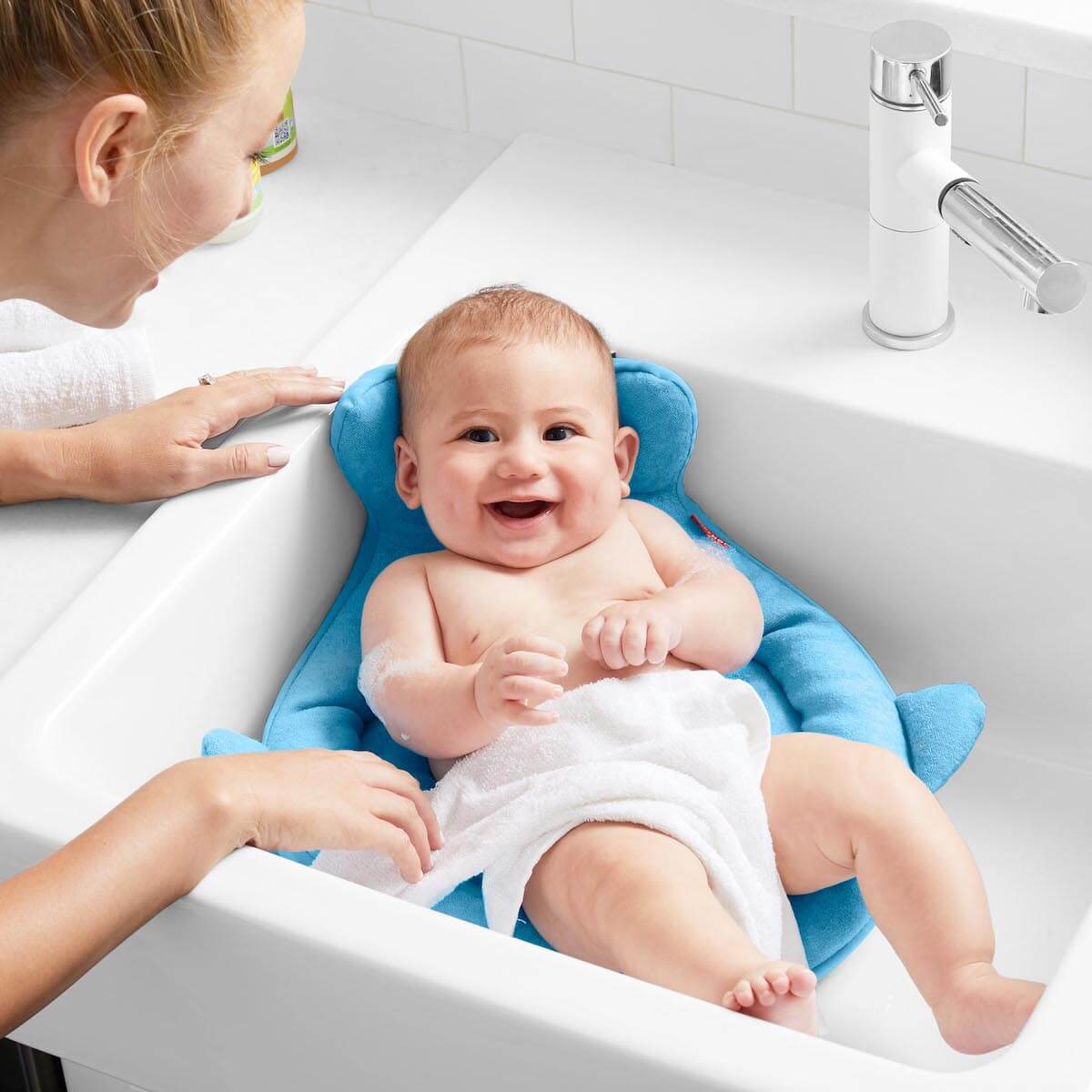 Moby Softspot Fregadero Bañista Skip Hop Azul