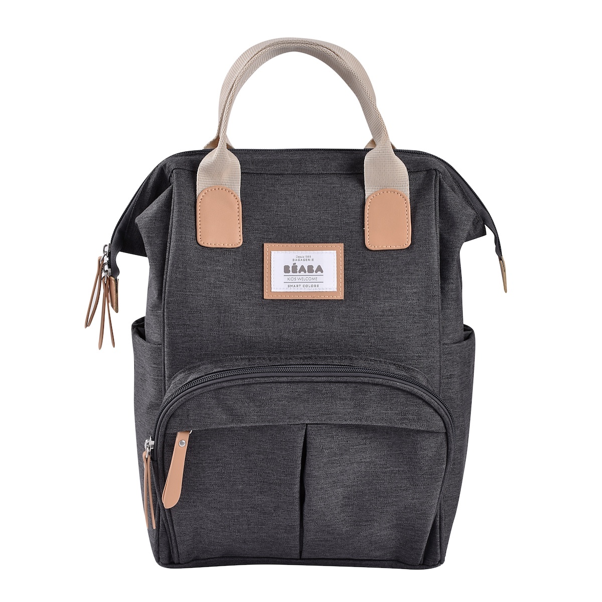 Mochila cambiador Wellington Beaba gris oscuro