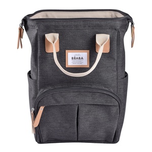 Mochila cambiador Wellington Beaba gris oscuro