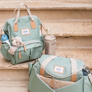 Mochila cambiador Wellington Béaba verde salvia