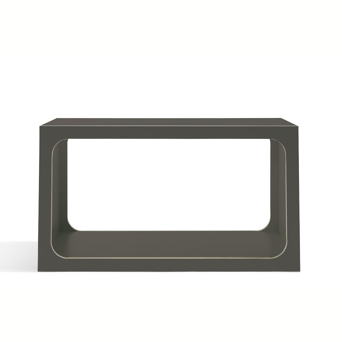 Module d'étagères BOXIT Mueller anthracite - bord en bouleau