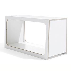 Module d'étagères BOXIT Mueller blanc - bord en bouleau