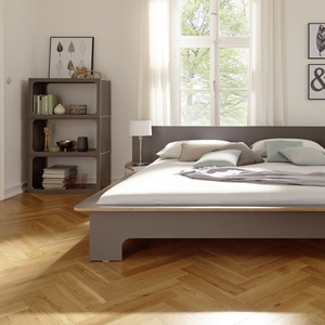 Module d'étagères BOXIT Müller Small Living anthracite - bord en bouleau