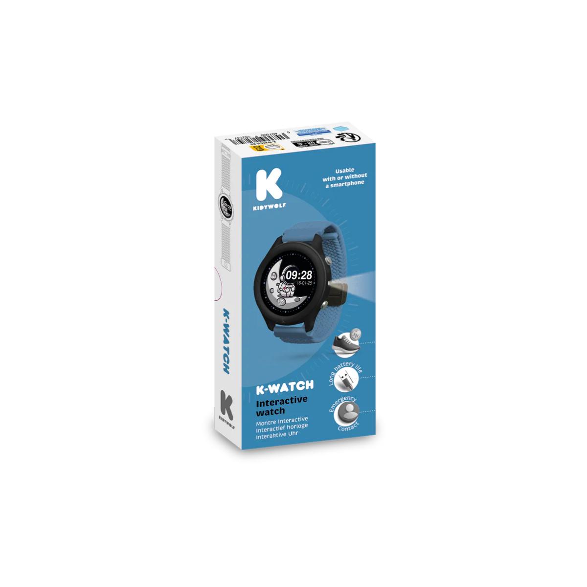 Montre interactive K-WATCH Kidywolf blue