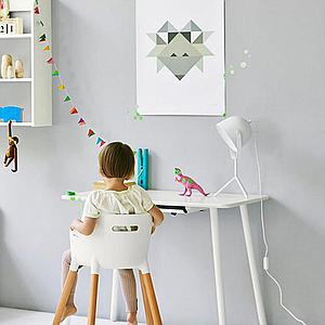 MONTY by Flexa Lampe à poser blanche