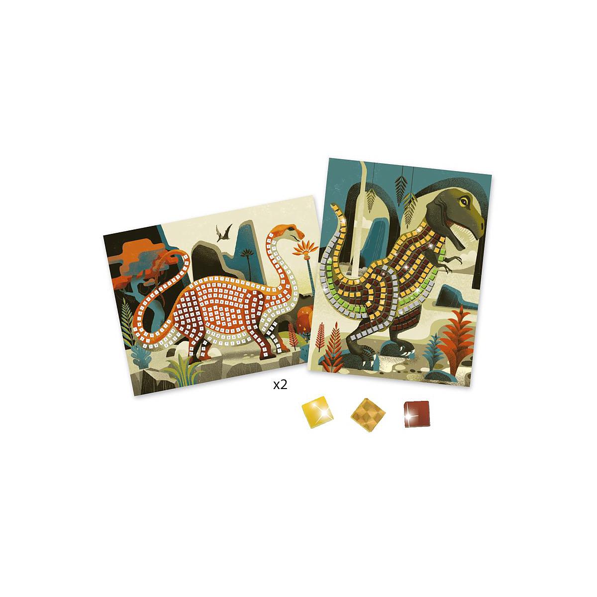 Mosaïques DINOSAURES Djeco