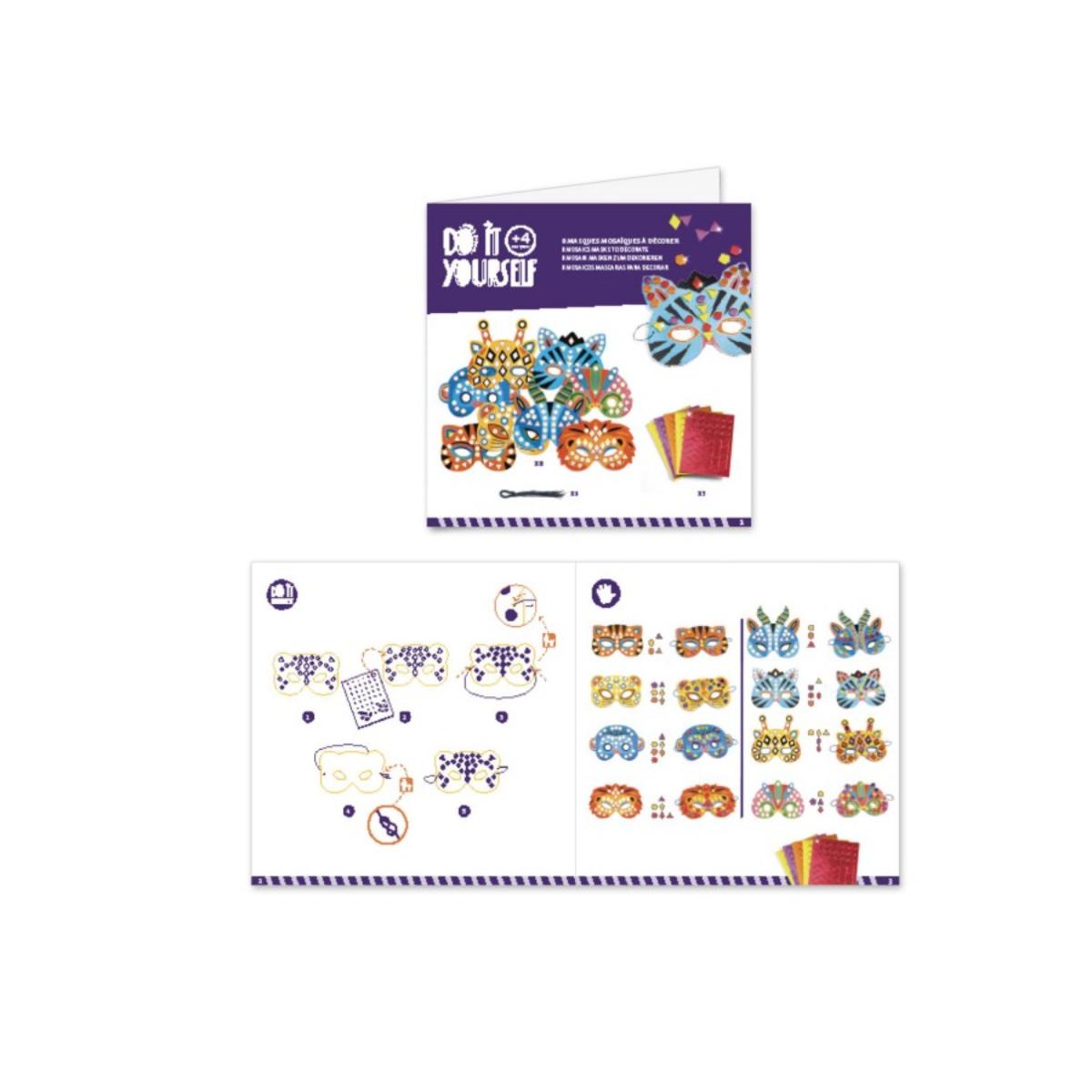 Mosaïques & Stickers Animaux de la jungle Djeco