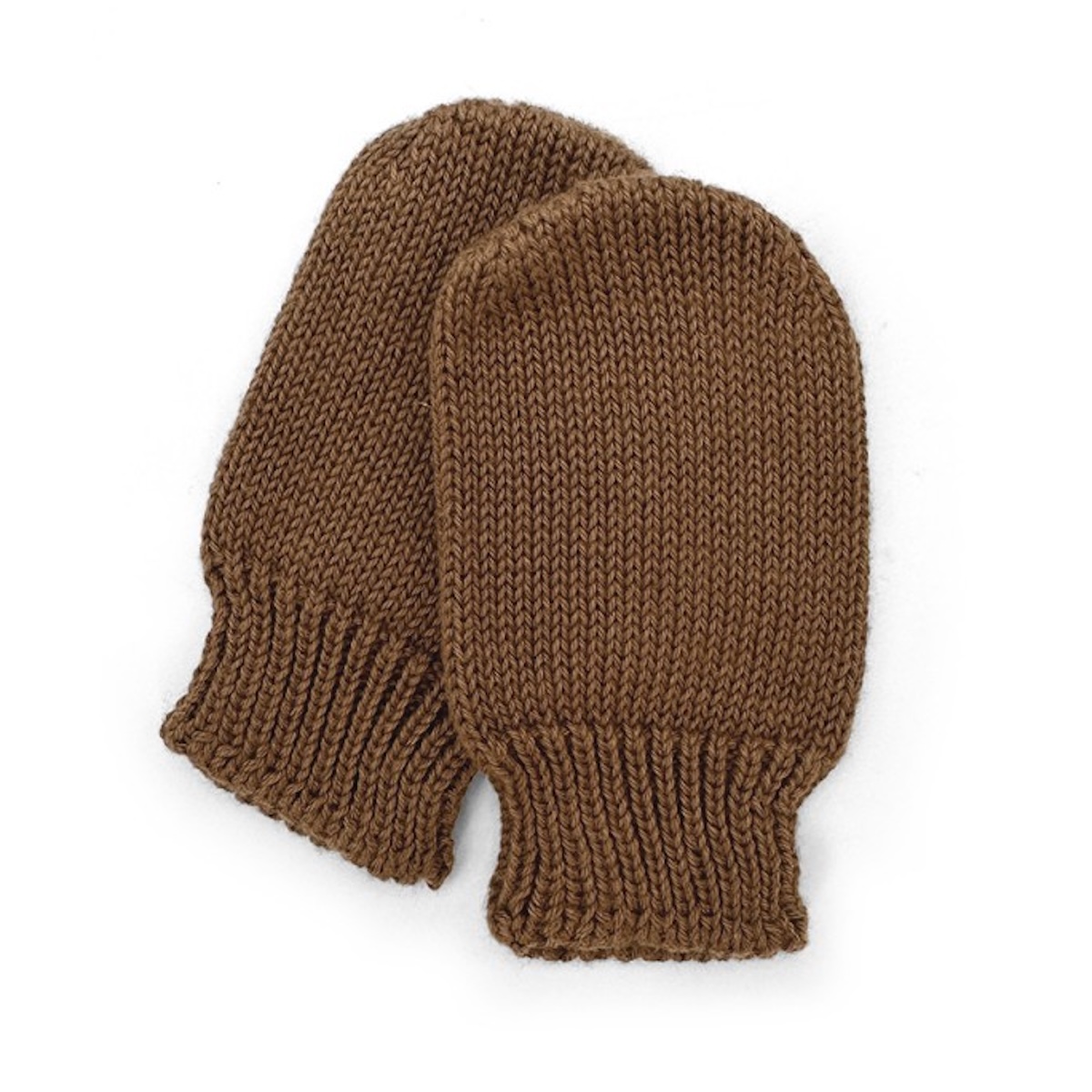 Moufles bébé tricot Babyshower toffee