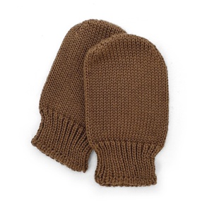 Moufles bébé tricot Babyshower toffee