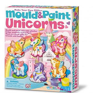 Moulage et peinture licornes GLITTER 4M