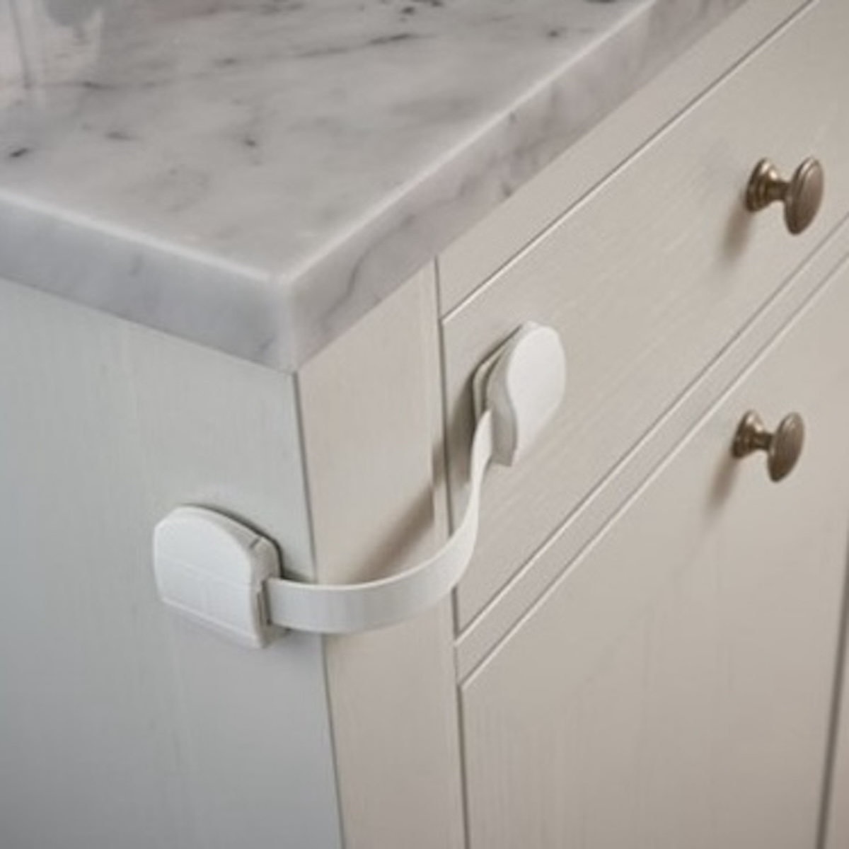 Multi purpose lock Babydan Blanc 2 pieces