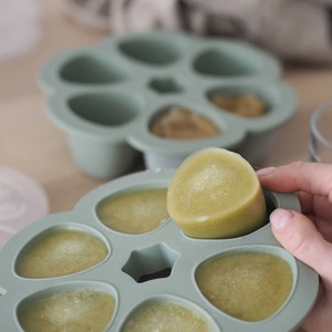 Multiportions silicone 6x150ml Beaba vert sauge