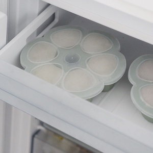 Multiportions silicone 6x150ml Beaba vert sauge