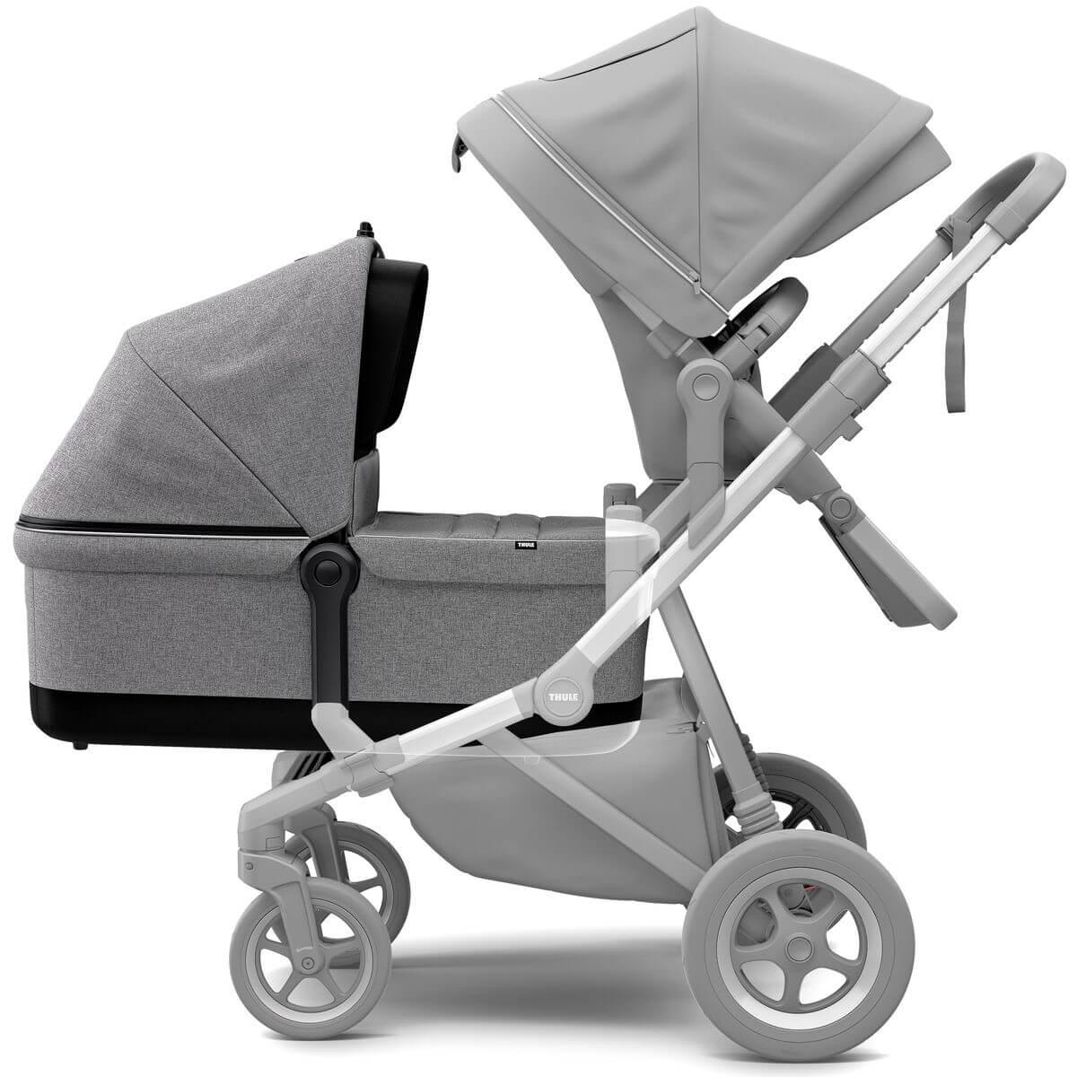 Nacelle bébé SLEEK Thule grey melange