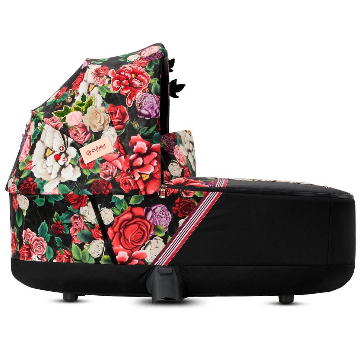 Nacelle de luxe PRIAM Cybex Spring Blossom Dark-black