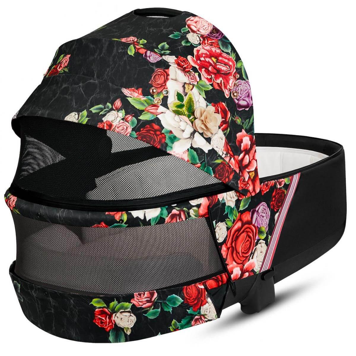 Nacelle de luxe PRIAM Cybex Spring Blossom Dark-black