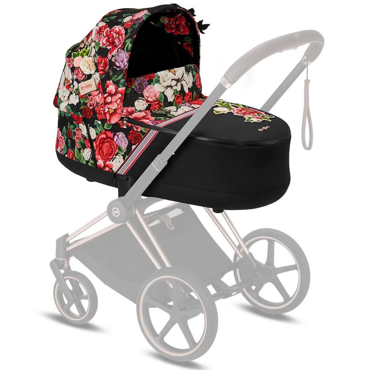 Nacelle de luxe PRIAM Cybex Spring Blossom Dark-black