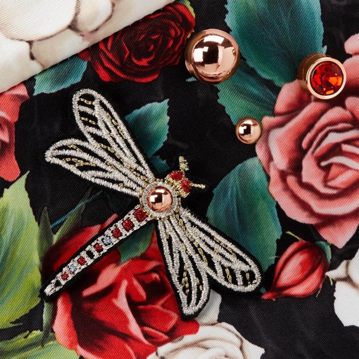 Nacelle de luxe PRIAM Cybex Spring Blossom Dark-black