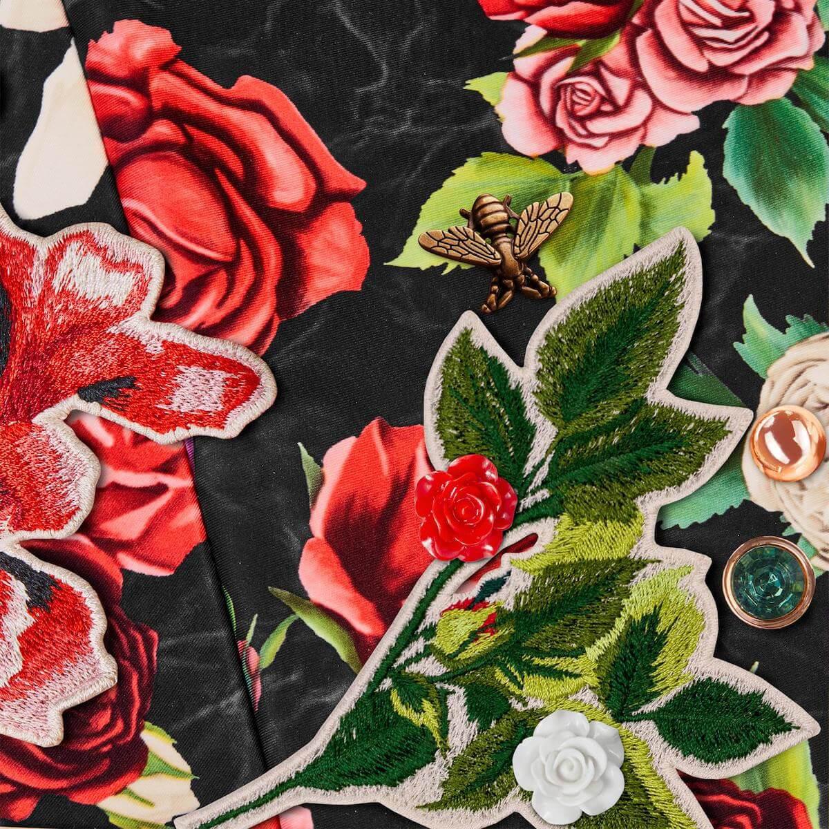 Nacelle de luxe PRIAM Cybex Spring Blossom Dark-black