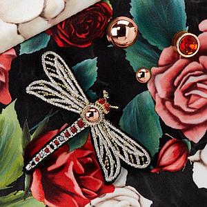 Nacelle de luxe PRIAM Cybex Spring Blossom Dark-black