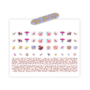 Nails stickers Plumes Djeco