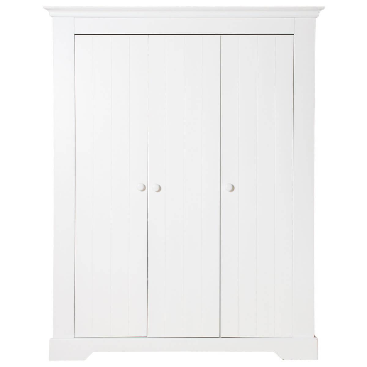 NARBONNE by Bopita Armoire 3 portes Blanc