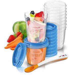 NATURAL VIA by Avent Kit Gourmet 20 pots/couvercles