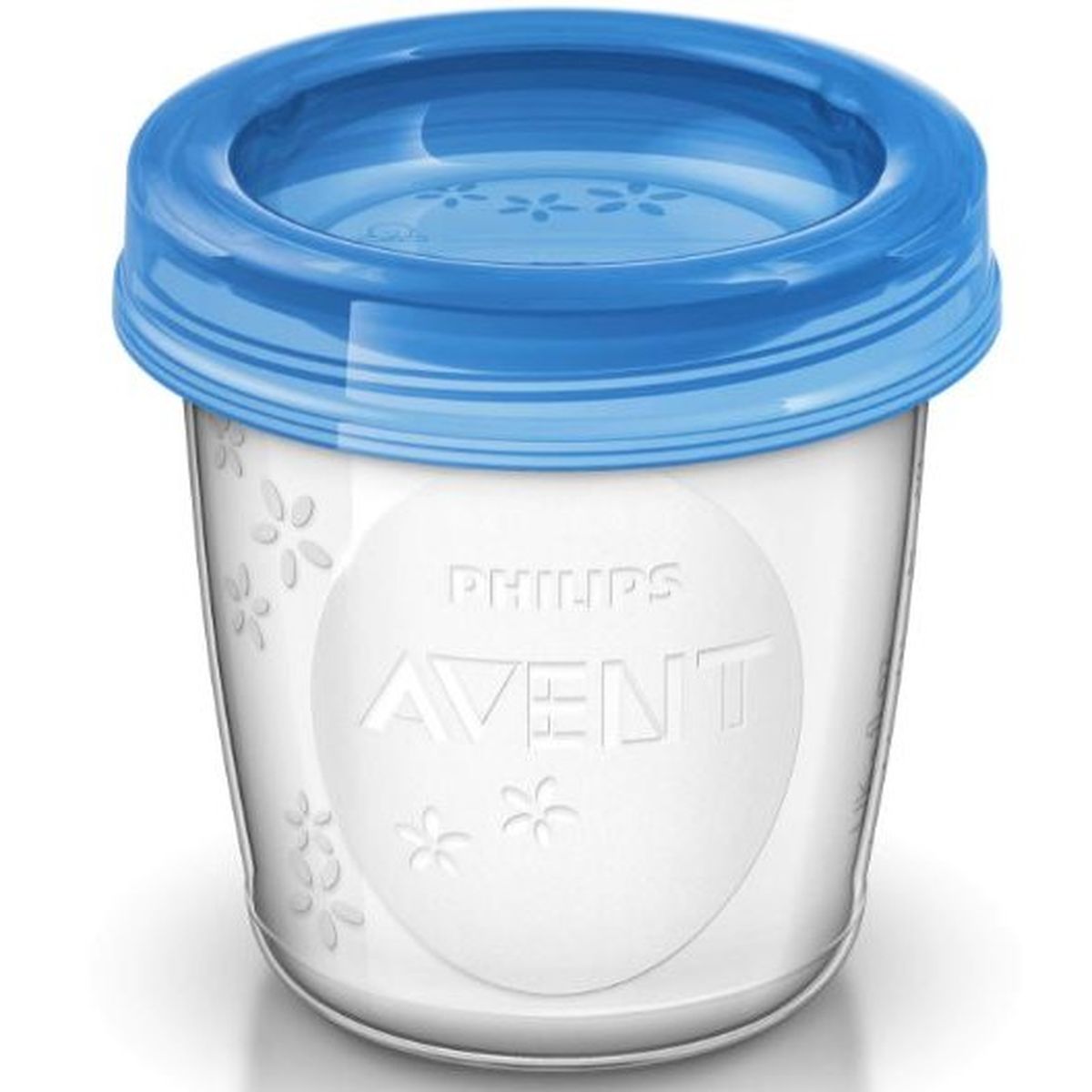 NATURAL VIA by Avent Lot de 10 pots/couvercles de conservation 180ml